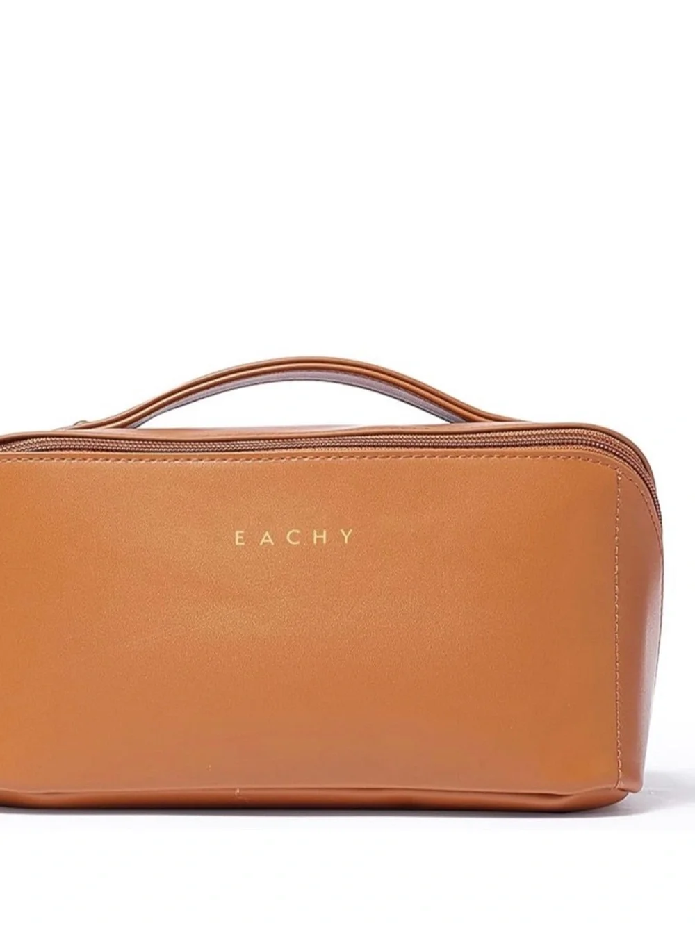 NIB Eachy Medium Compact Tan Travel Organizer Pouch - Toiletry Storage
